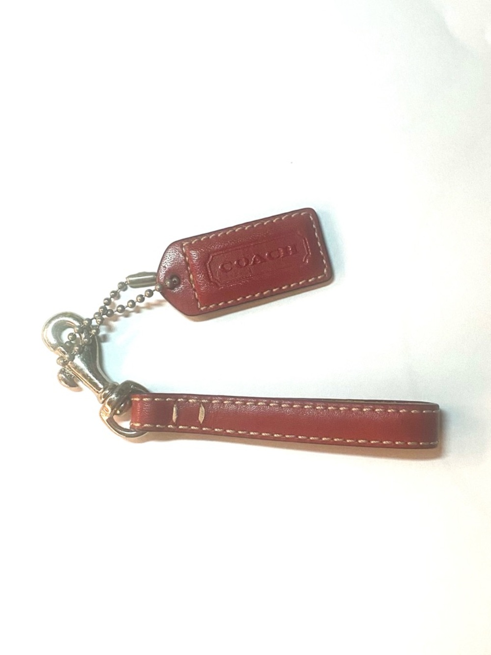 COACH Replacement Purse Wallet STRAP with TAG - red - Picture 8 of 8
